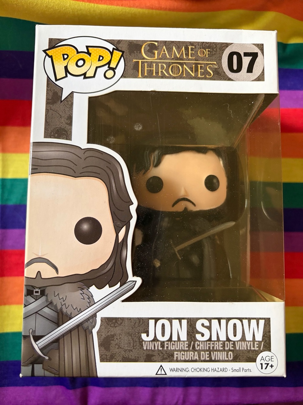 Funko Pop! Game of Thrones Jon Snow Vinyl Figure - Black, Brown